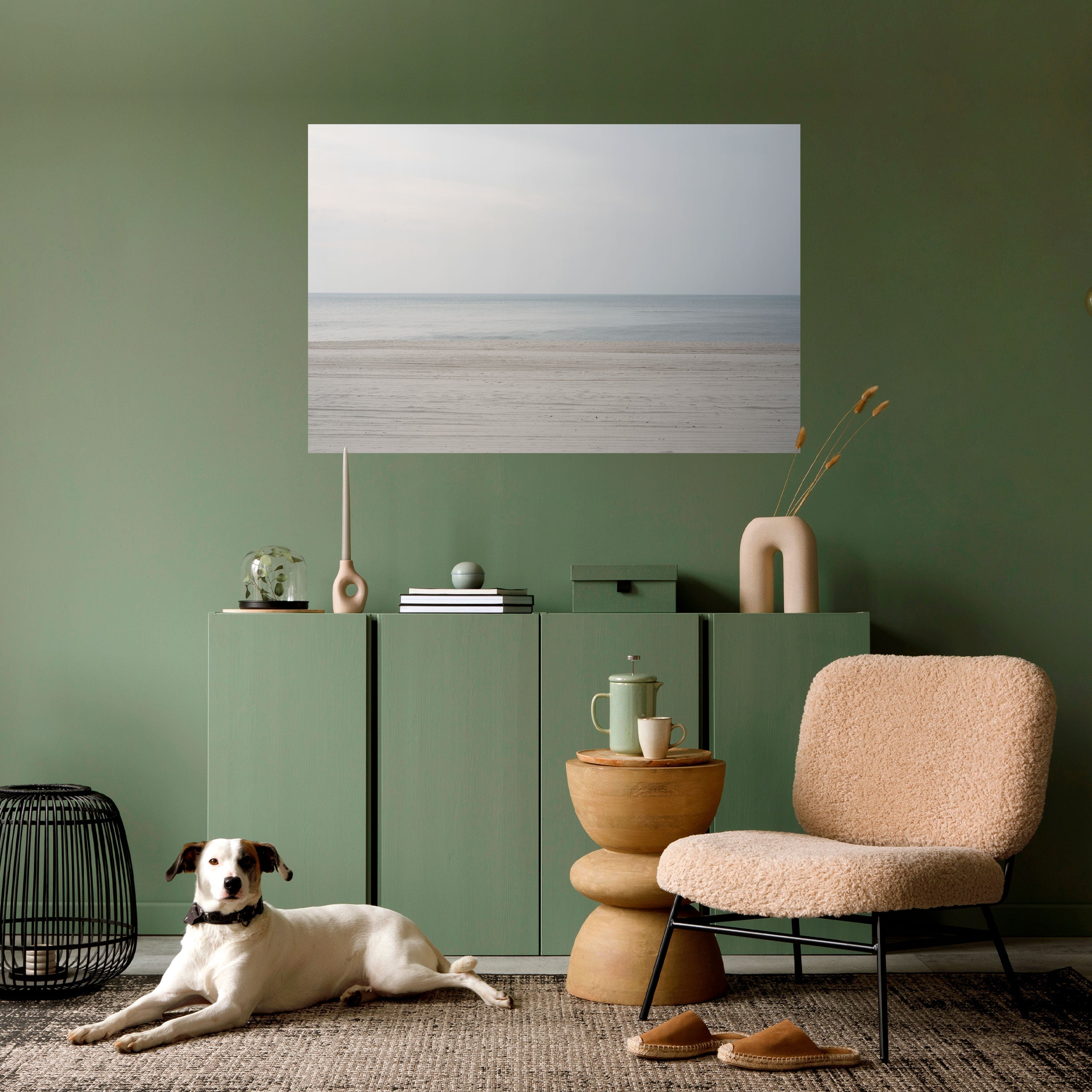 MISTY SEAS OF CALM Peel and Stick Horizontal Poster