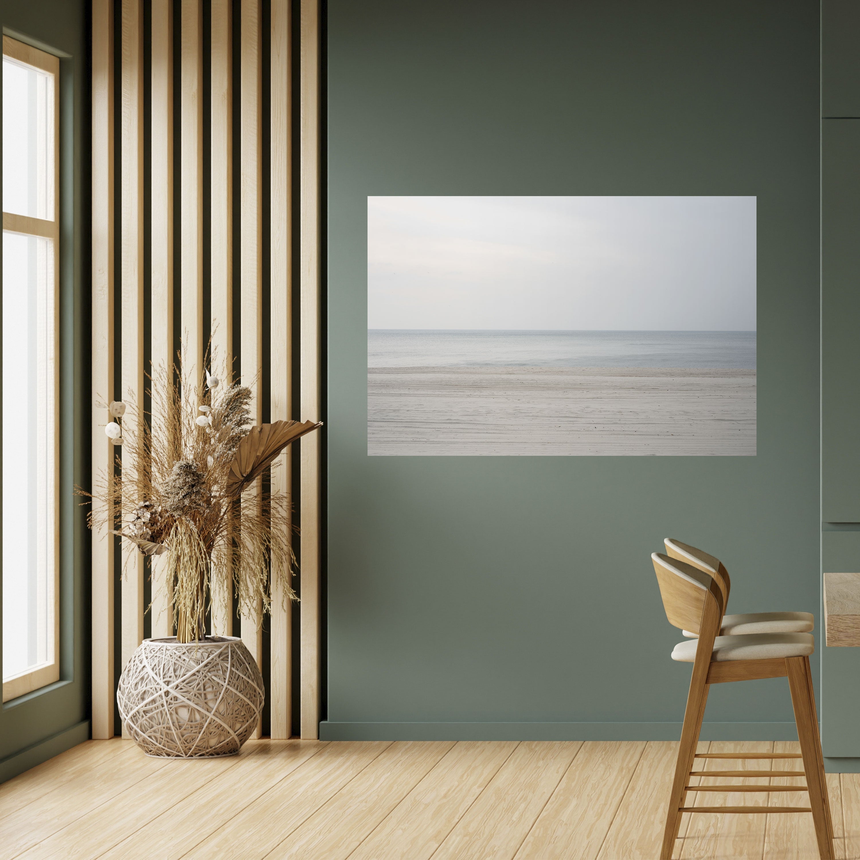 MISTY SEAS OF CALM Peel and Stick Horizontal Poster