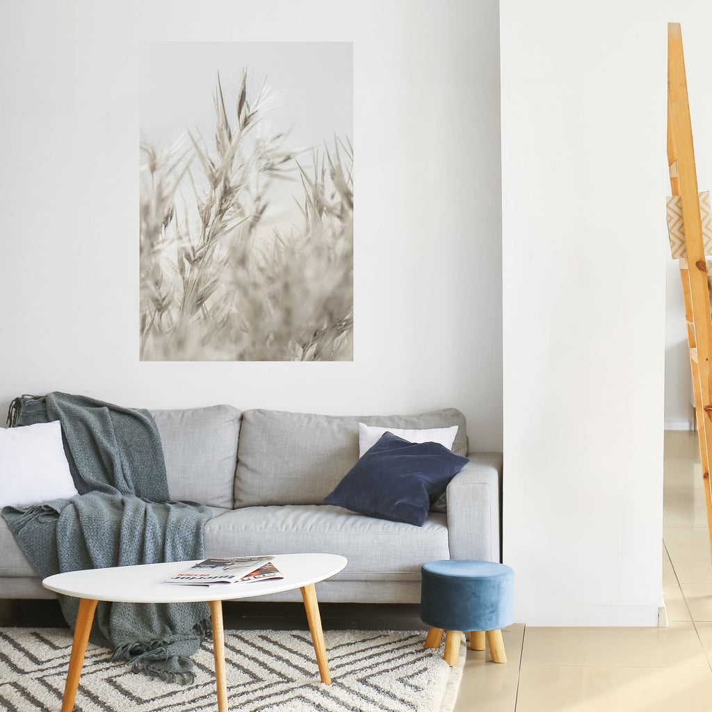 TRANQUIL GRASSES Peel and Stick Vertical Poster