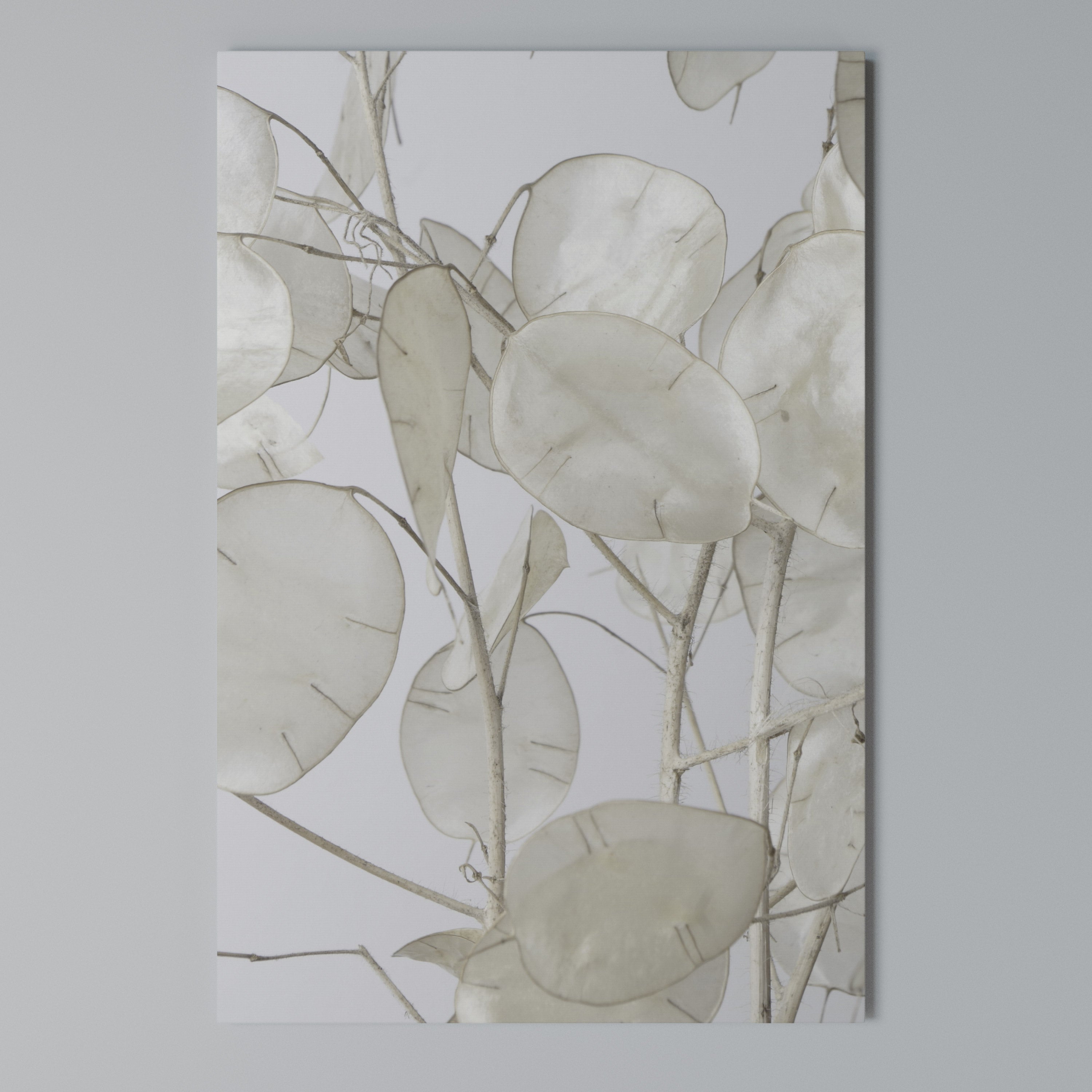 SILKY FOLIAGE WHISPERS Quadro em tela vertical
