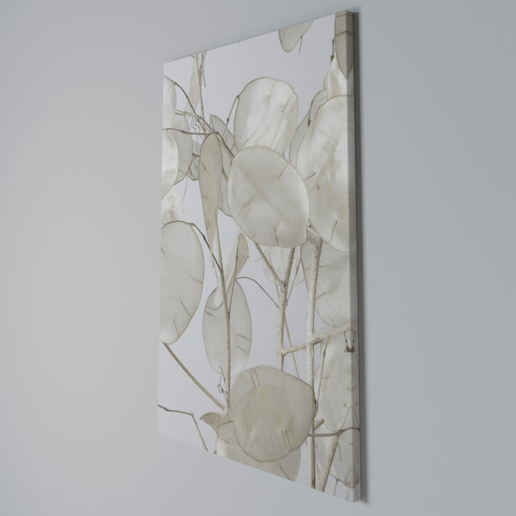 SILKY FOLIAGE WHISPERS Quadro em tela vertical