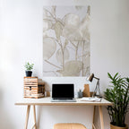 SILKY FOLIAGE WHISPERS Poster Vertical Autocolante