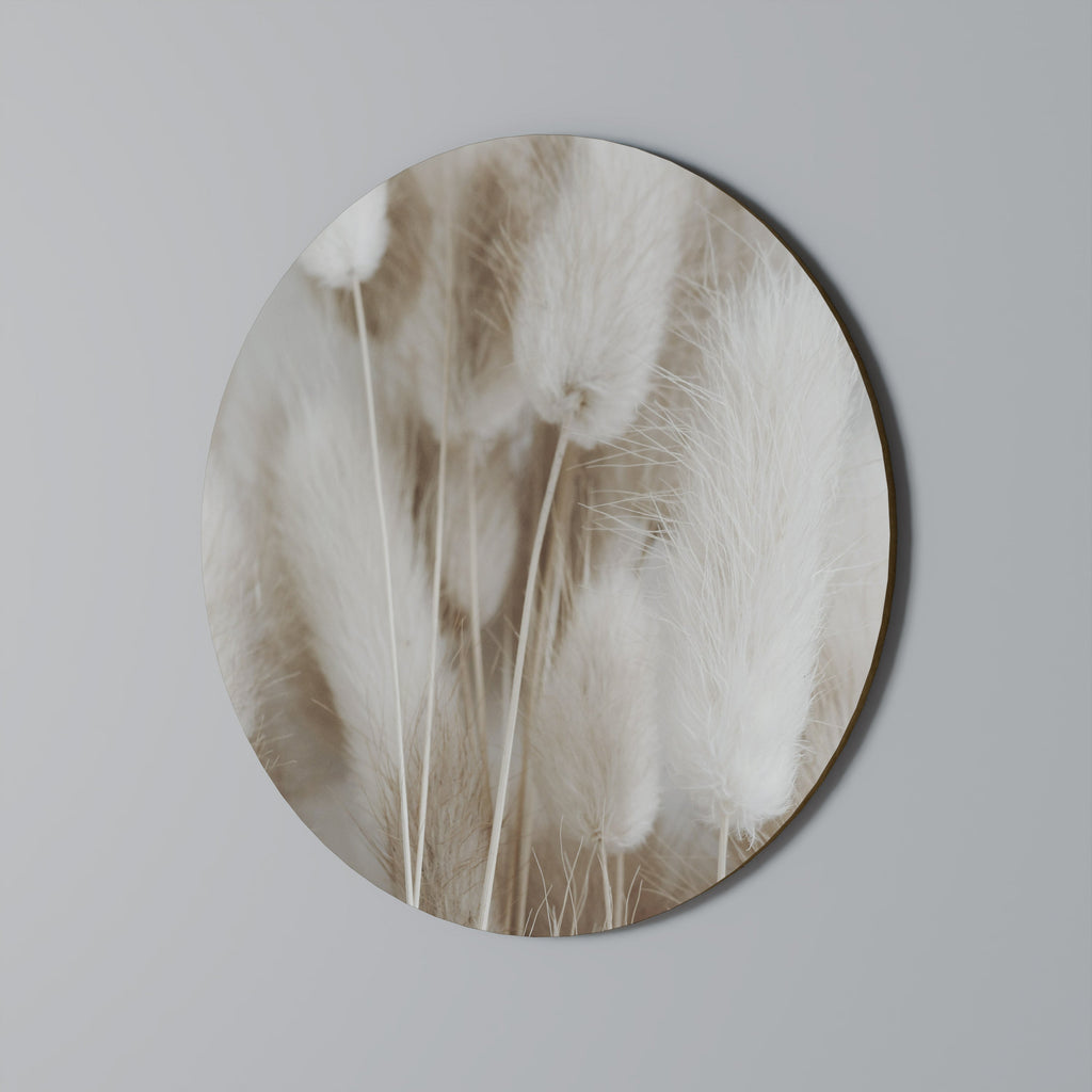 SOFTNESS IN FOCUS Quadro Redondo Decorativo
