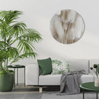 SOFTNESS IN FOCUS Quadro Redondo Decorativo