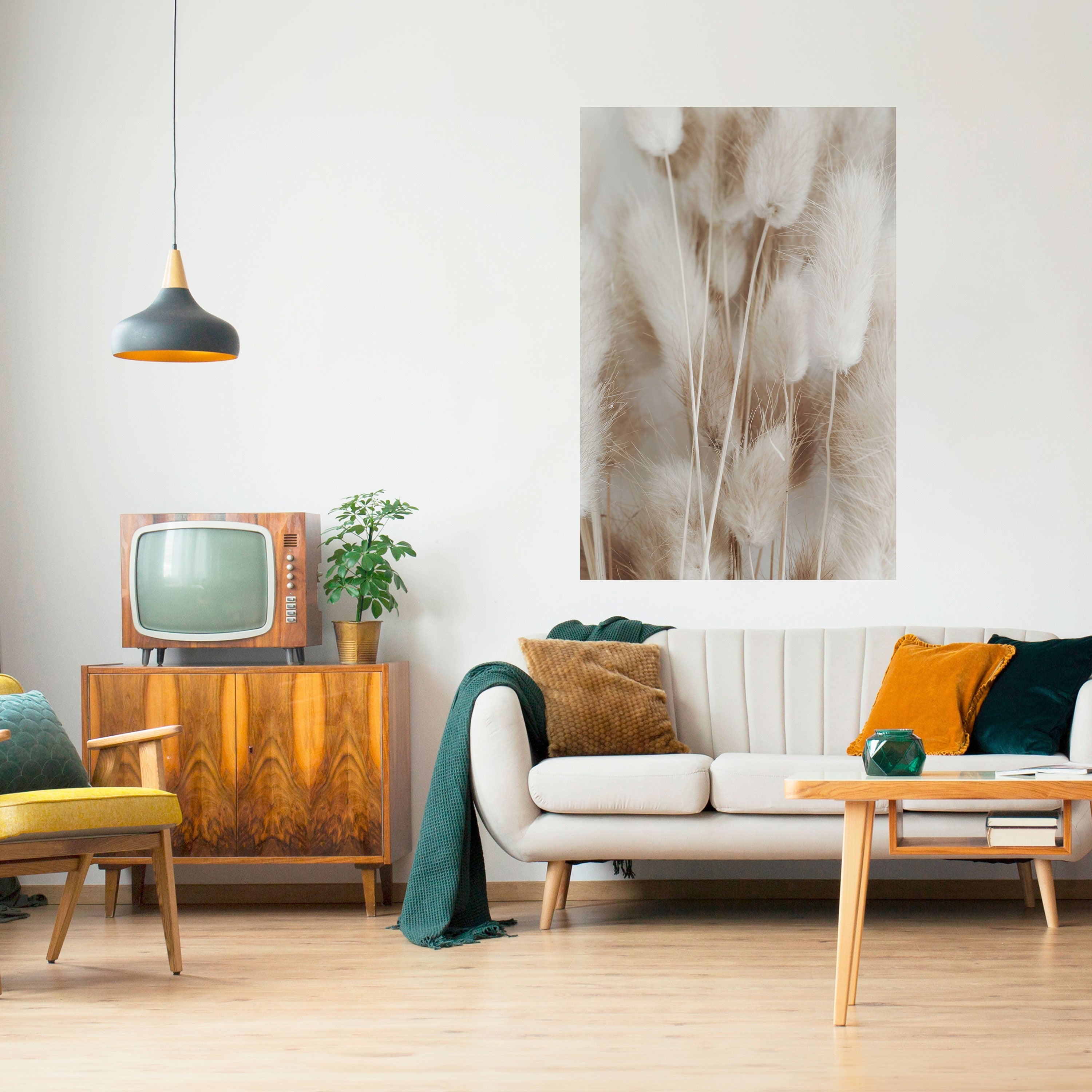 SOFTNESS IN FOCUS Peel and Stick Vertical Poster