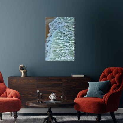 WAVES OF TIME Quadro em tela vertical