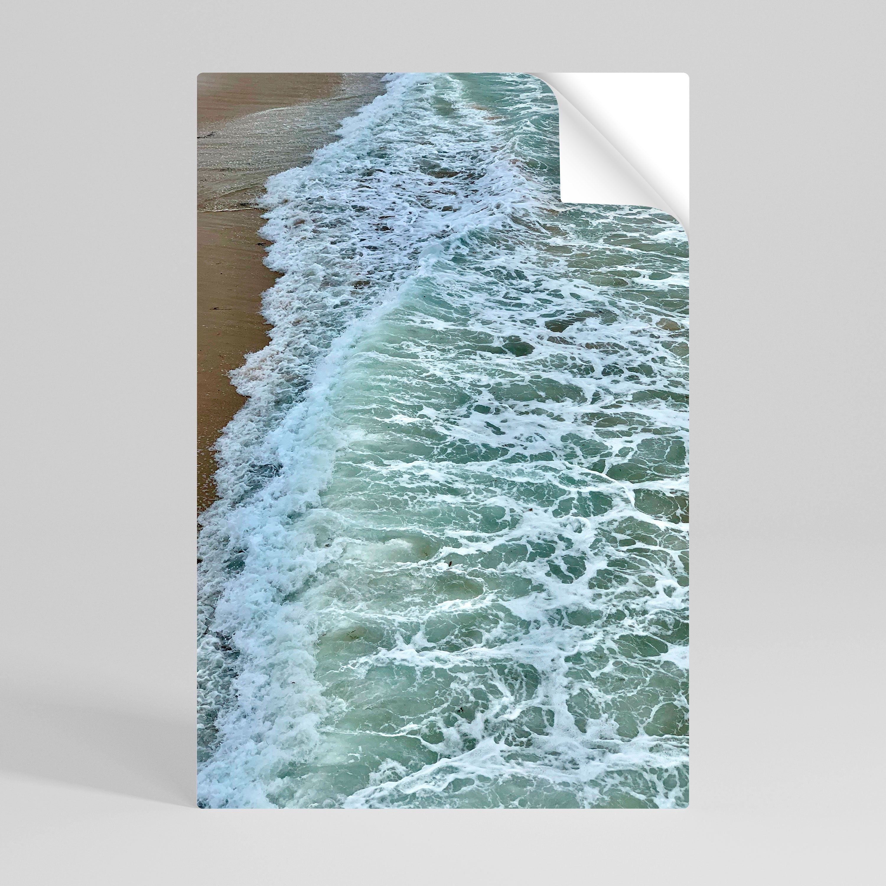 WAVES OF TIME Póster Autocolante Vertical