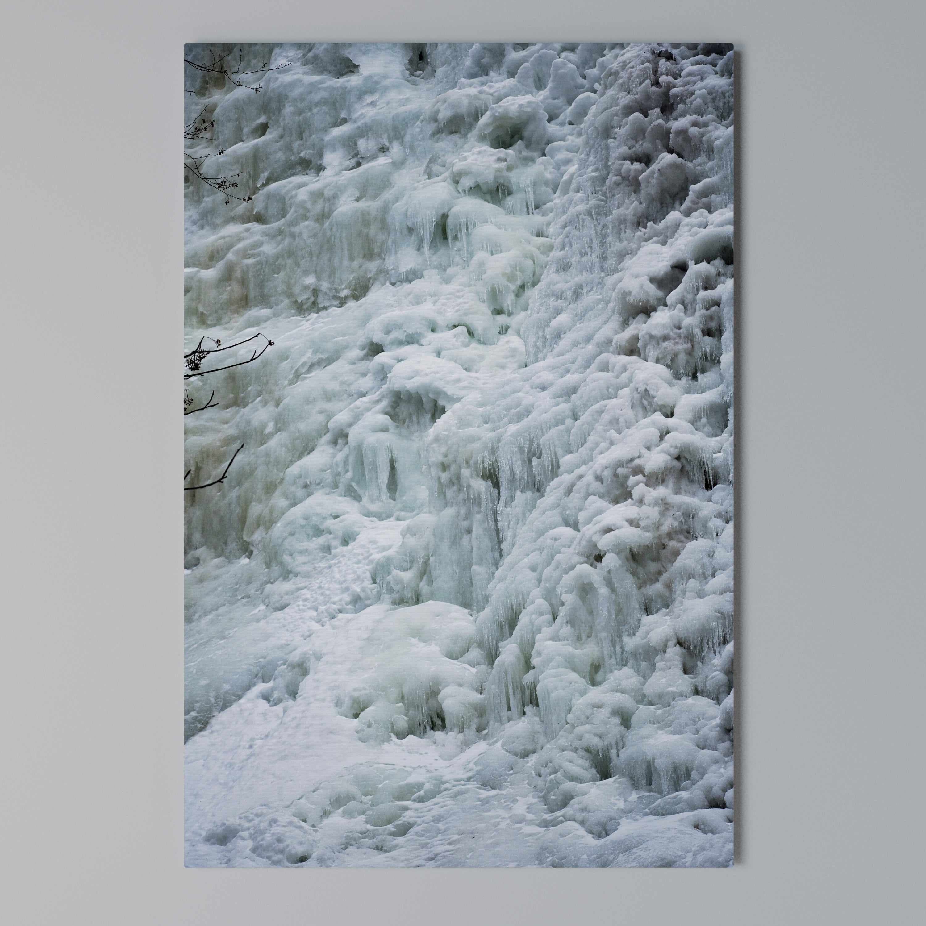 FROSTED WHISPERS Quadro em tela vertical