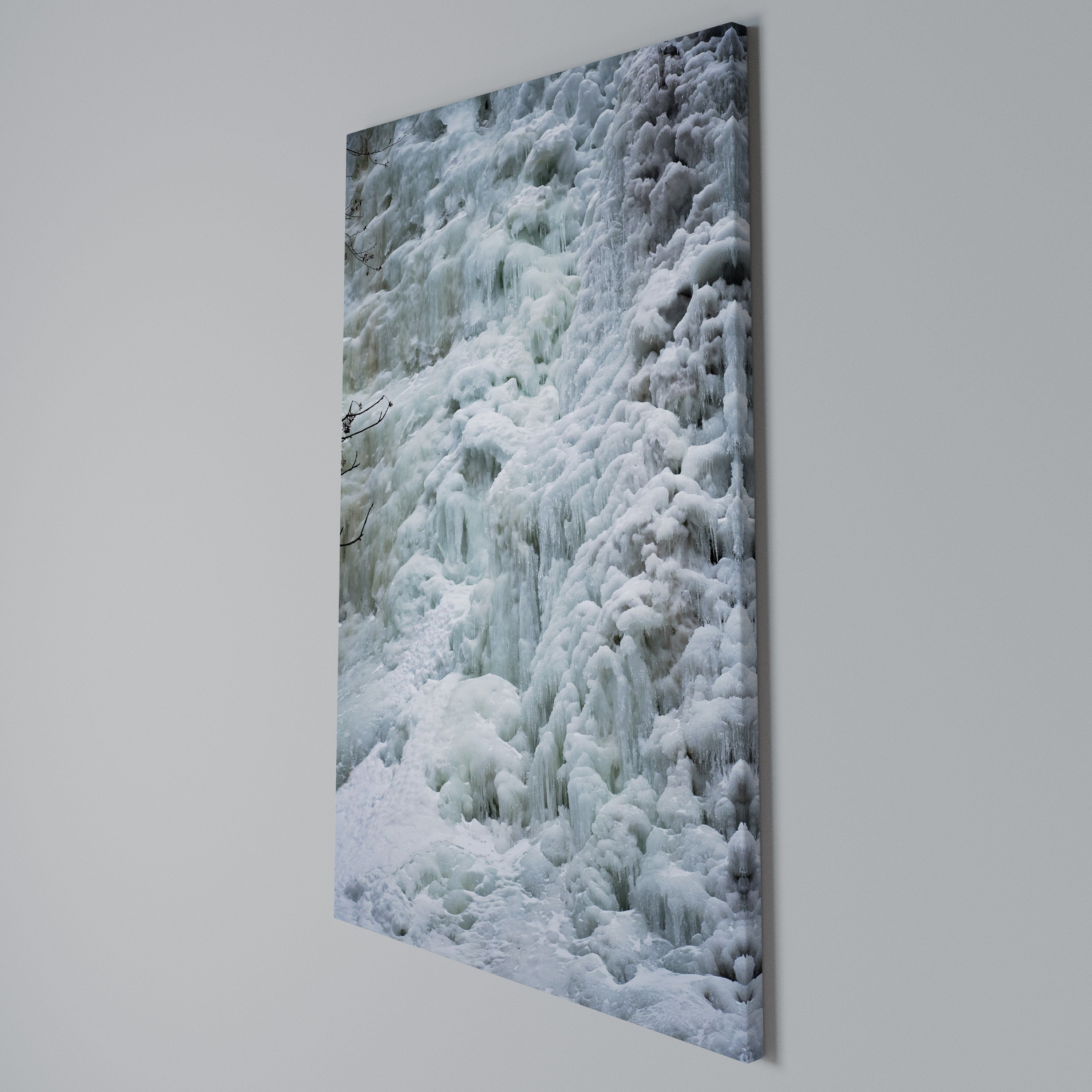 FROSTED WHISPERS Quadro em tela vertical