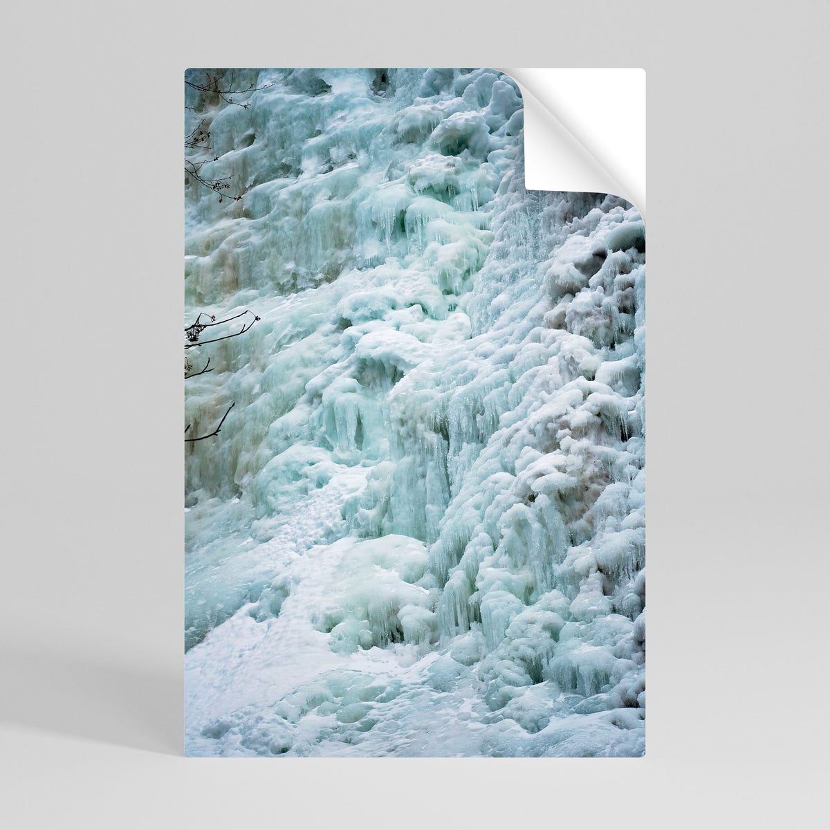 FROSTED WHISPERS Póster Autocolante Vertical