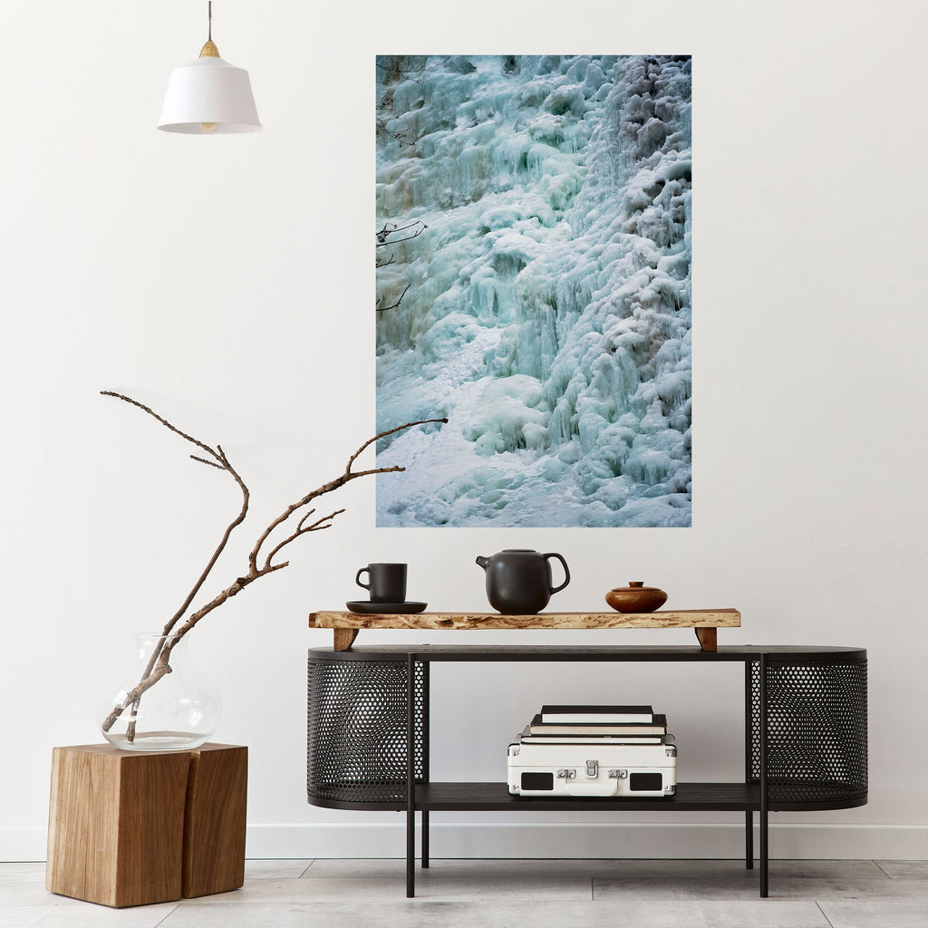 FROSTED WHISPERS Peel and Stick Vertical Poster