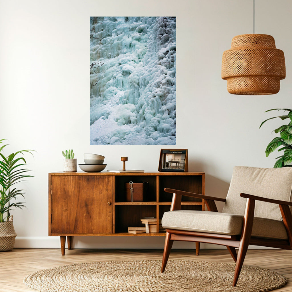 FROSTED WHISPERS Peel and Stick Vertical Poster