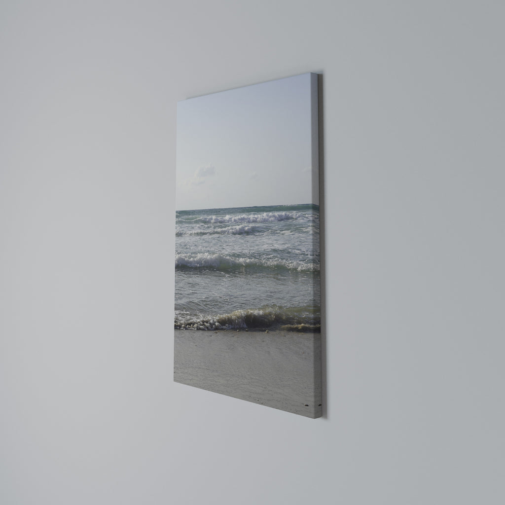 WAVES OF TRANQUILITY Vertical Canvas Print