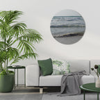 WAVES OF TRANQUILITY Round Wall Art