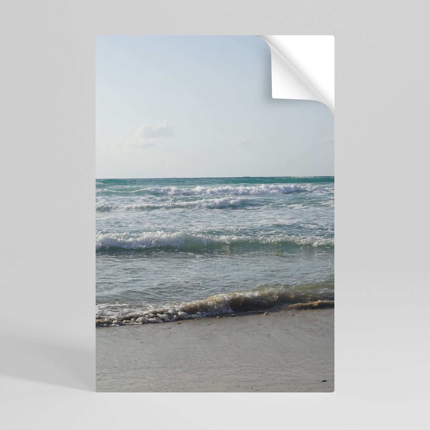 WAVES OF TRANQUILITY Póster Autocolante Vertical