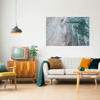 TIDE’S SILENT WHISPER Peel and Stick Horizontal Poster