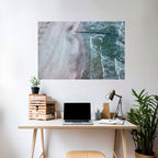 TIDE’S SILENT WHISPER Peel and Stick Horizontal Poster