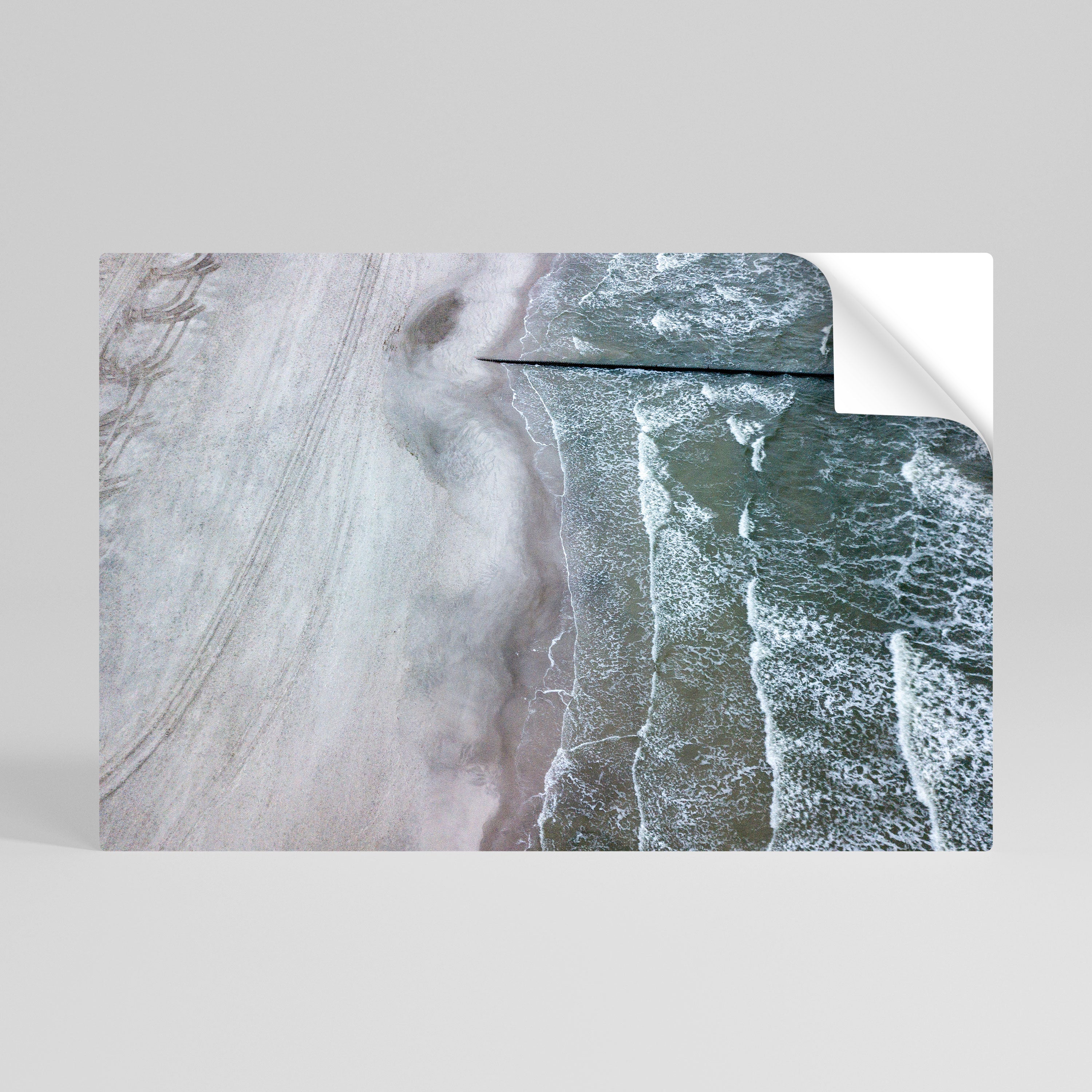 TIDE’S SILENT WHISPER Peel and Stick Horizontal Poster