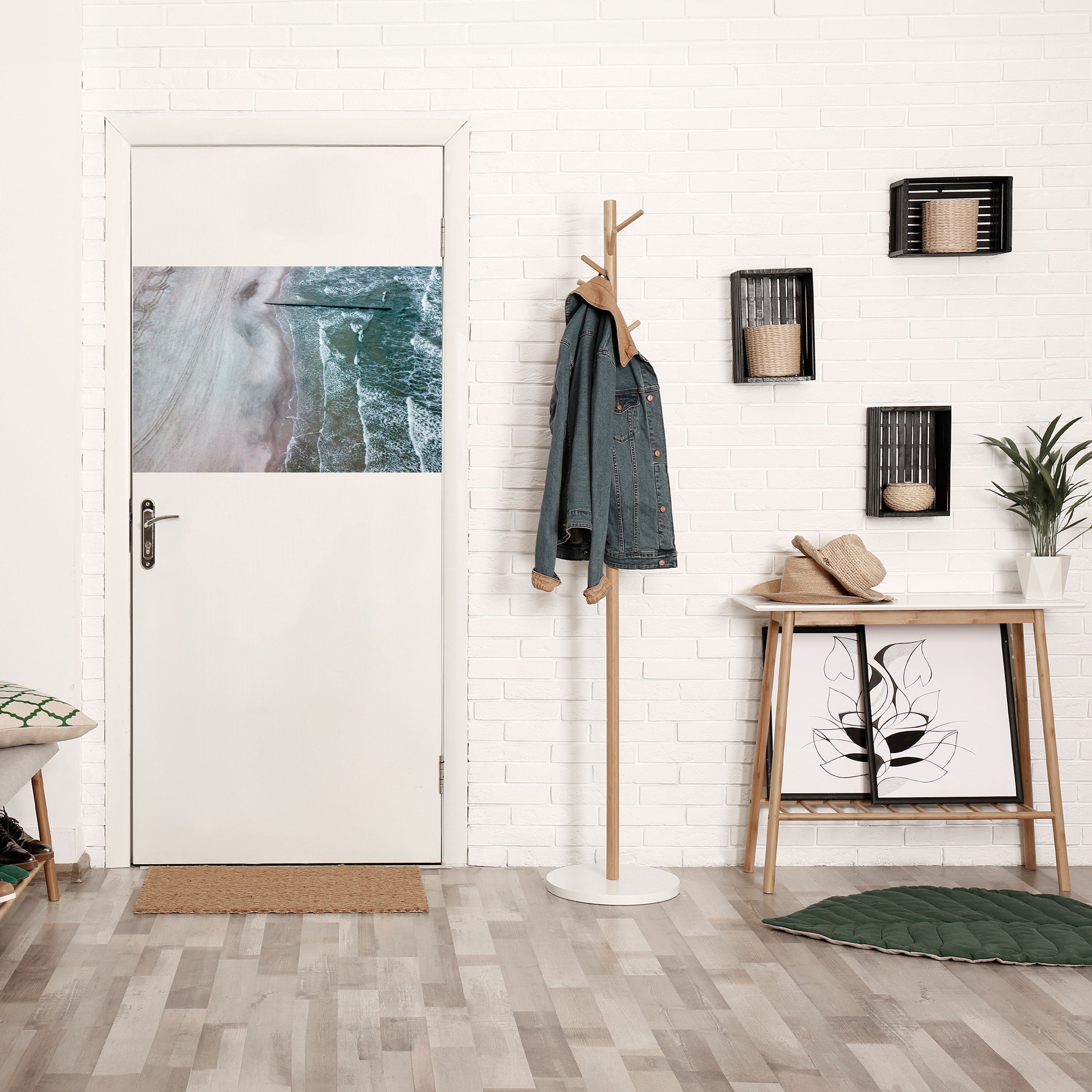 TIDE’S SILENT WHISPER Peel and Stick Horizontal Poster