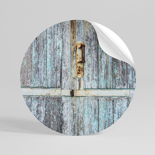 VINTAGE DOORWAY DREAMS Autocolante Redondo Removível