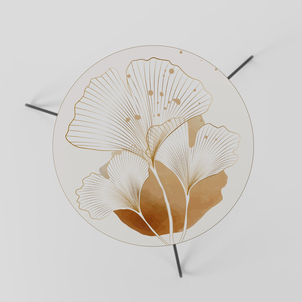 GOLDEN GINKGO DREAMS Mesa de Centro 60