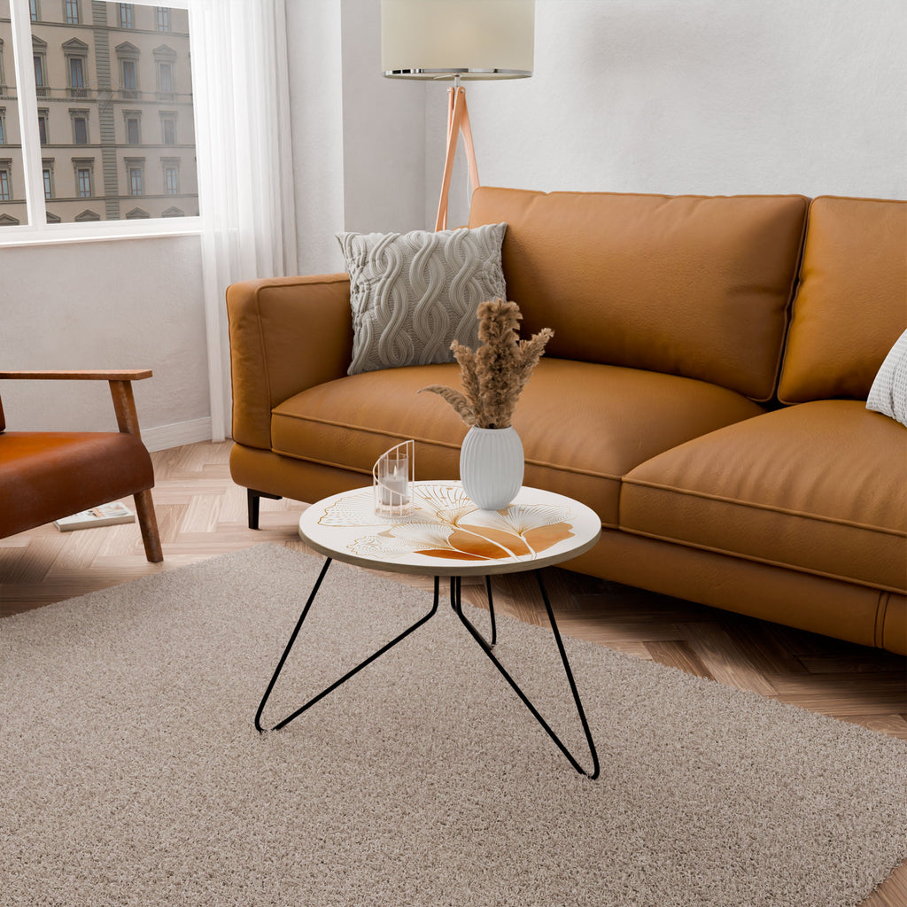 GOLDEN GINKGO DREAMS Mesa de Centro 60