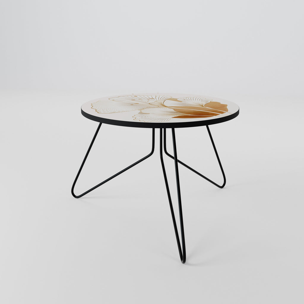 GOLDEN GINKGO DREAMS Mesa de Centro 60