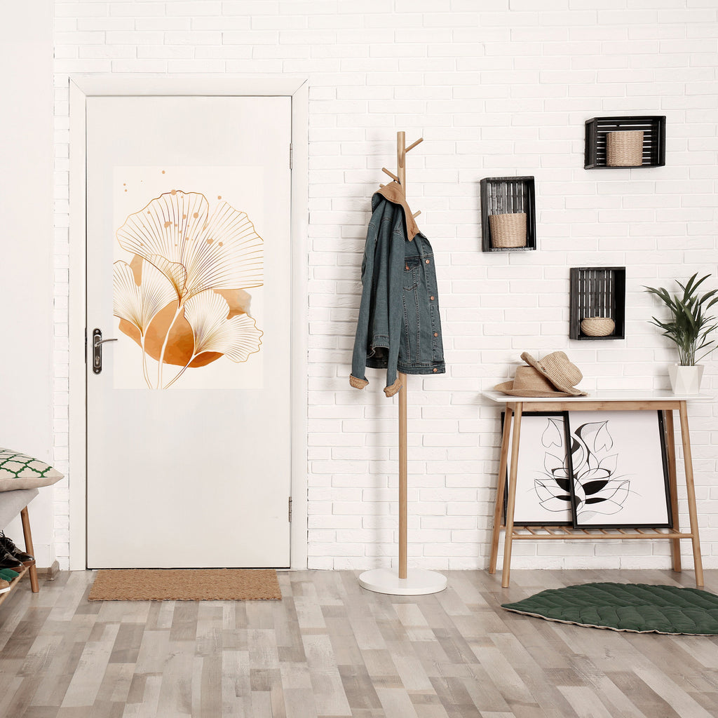 GOLDEN GINKGO DREAMS Peel and Stick Vertical Poster