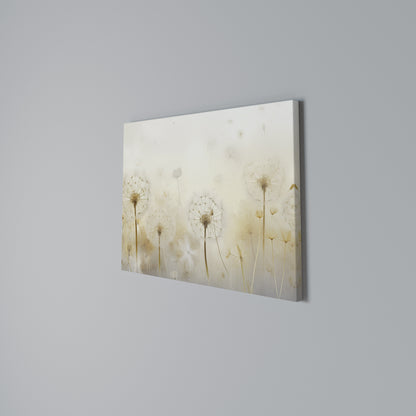 DREAMY DANDELION FIELDS Horizontal Canvas Print