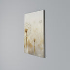 DREAMY DANDELION FIELDS Quadro em tela vertical