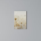 DREAMY DANDELION FIELDS Quadro em tela vertical