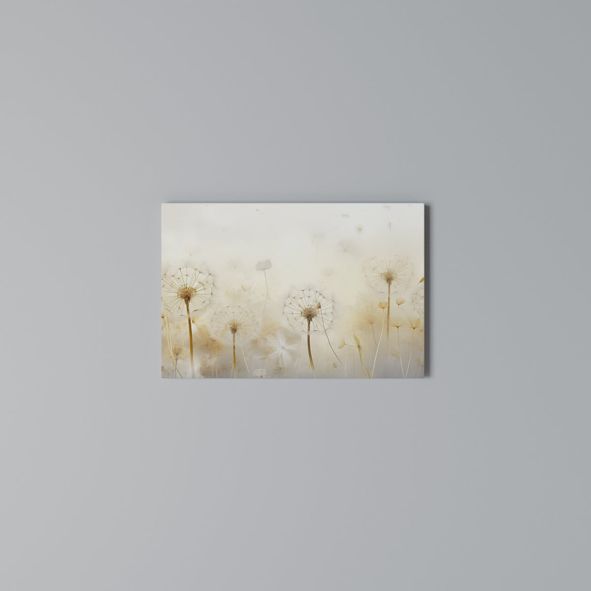 DREAMY DANDELION FIELDS Horizontal Canvas Print