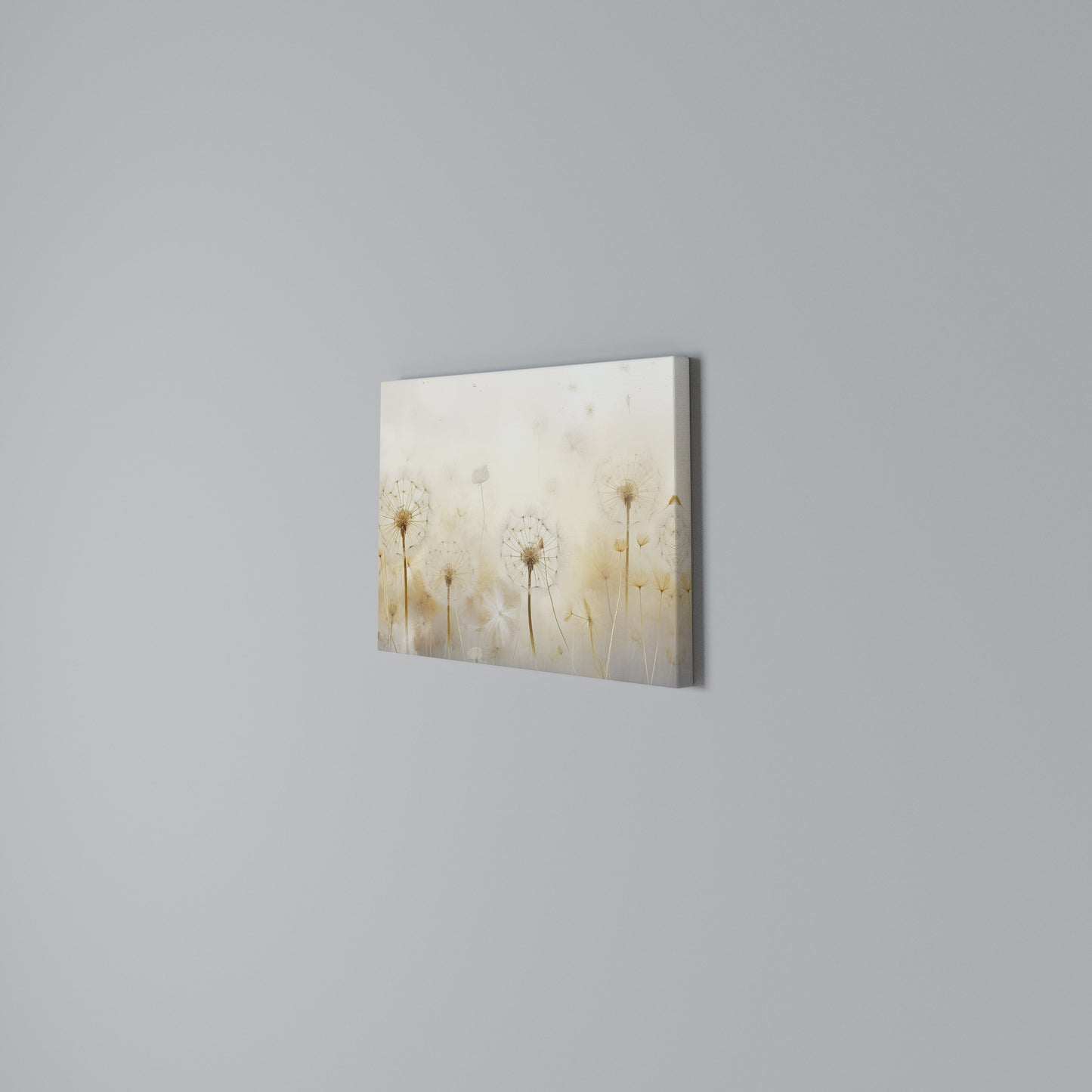 DREAMY DANDELION FIELDS Horizontal Canvas Print