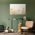 DREAMY DANDELION FIELDS Peel and Stick Horizontal Poster