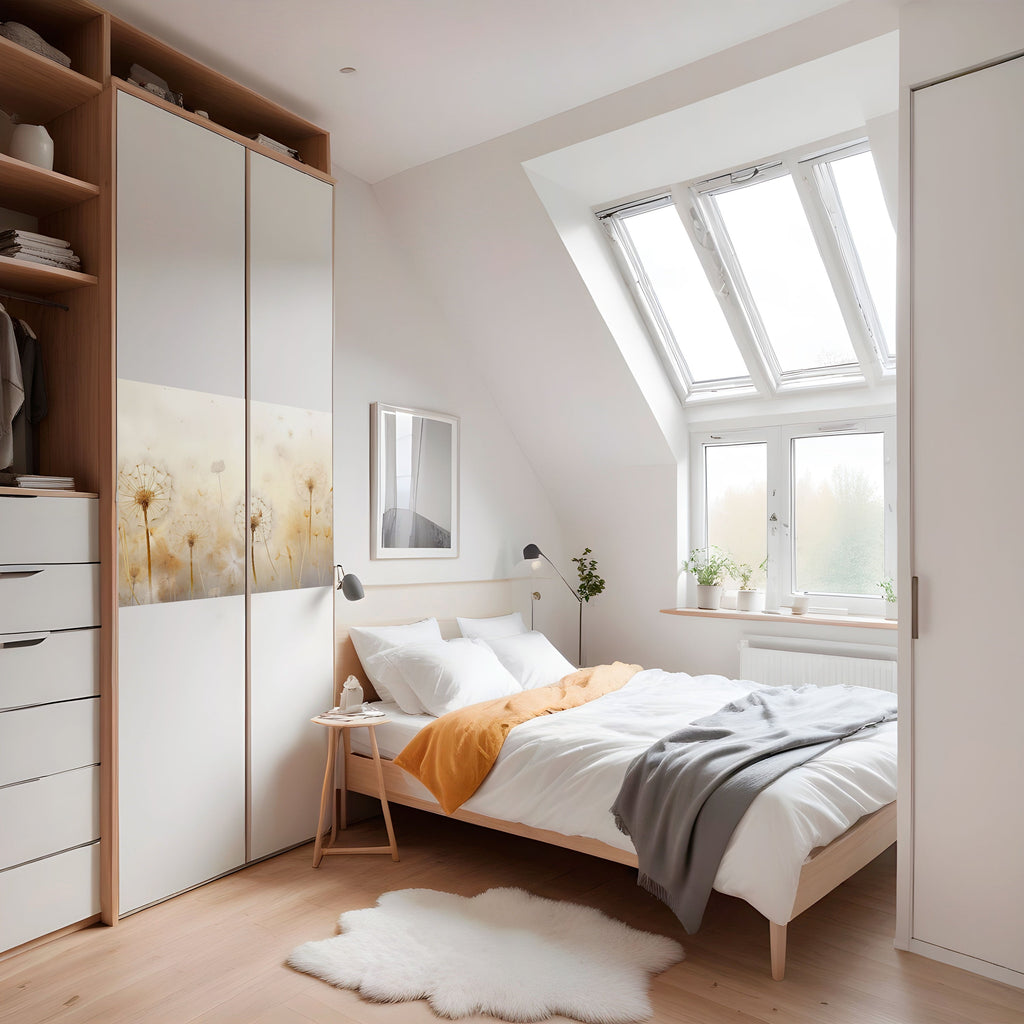 DREAMY DANDELION FIELDS Peel and Stick Horizontal Poster