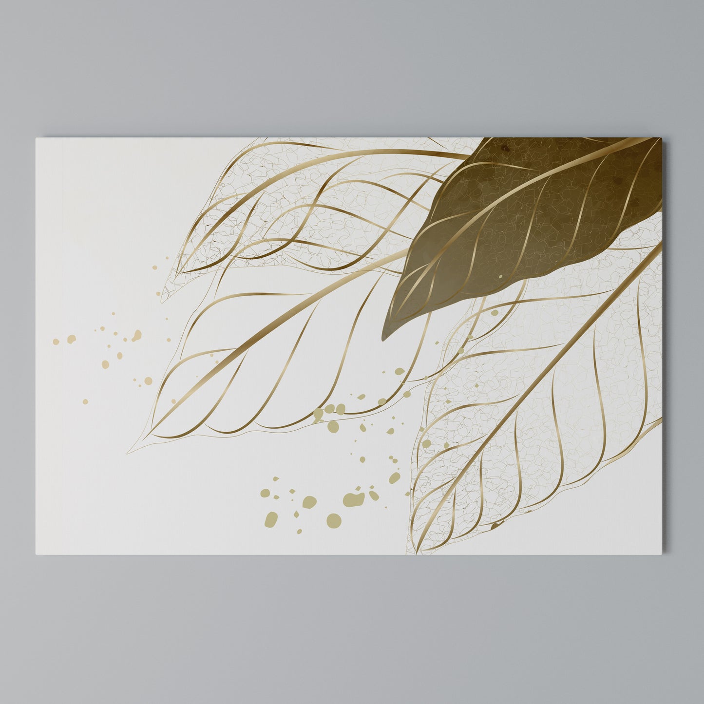 ELEGANCE IN FOLIAGE Horizontal Canvas Print