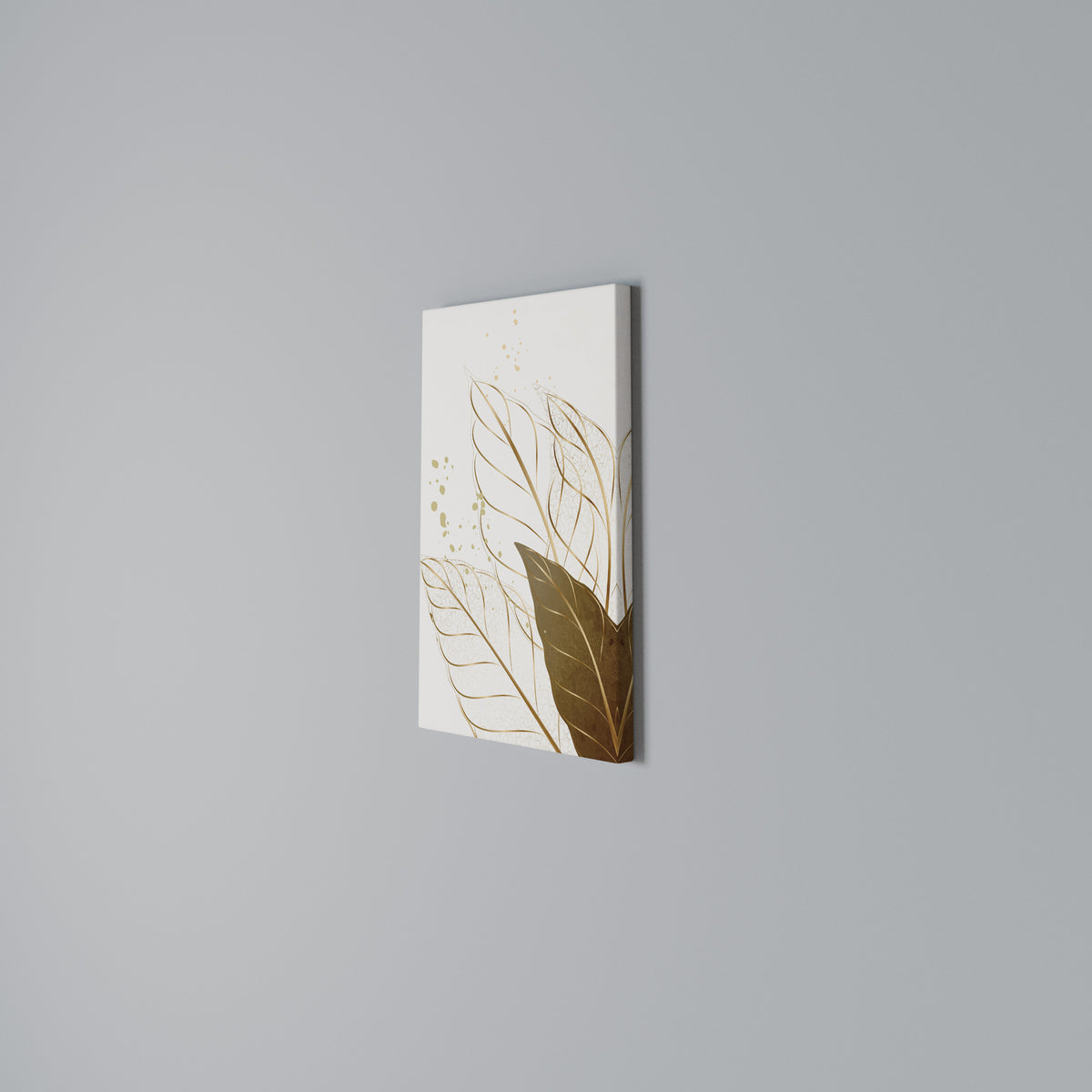 ELEGANCE IN FOLIAGE Quadro em tela vertical