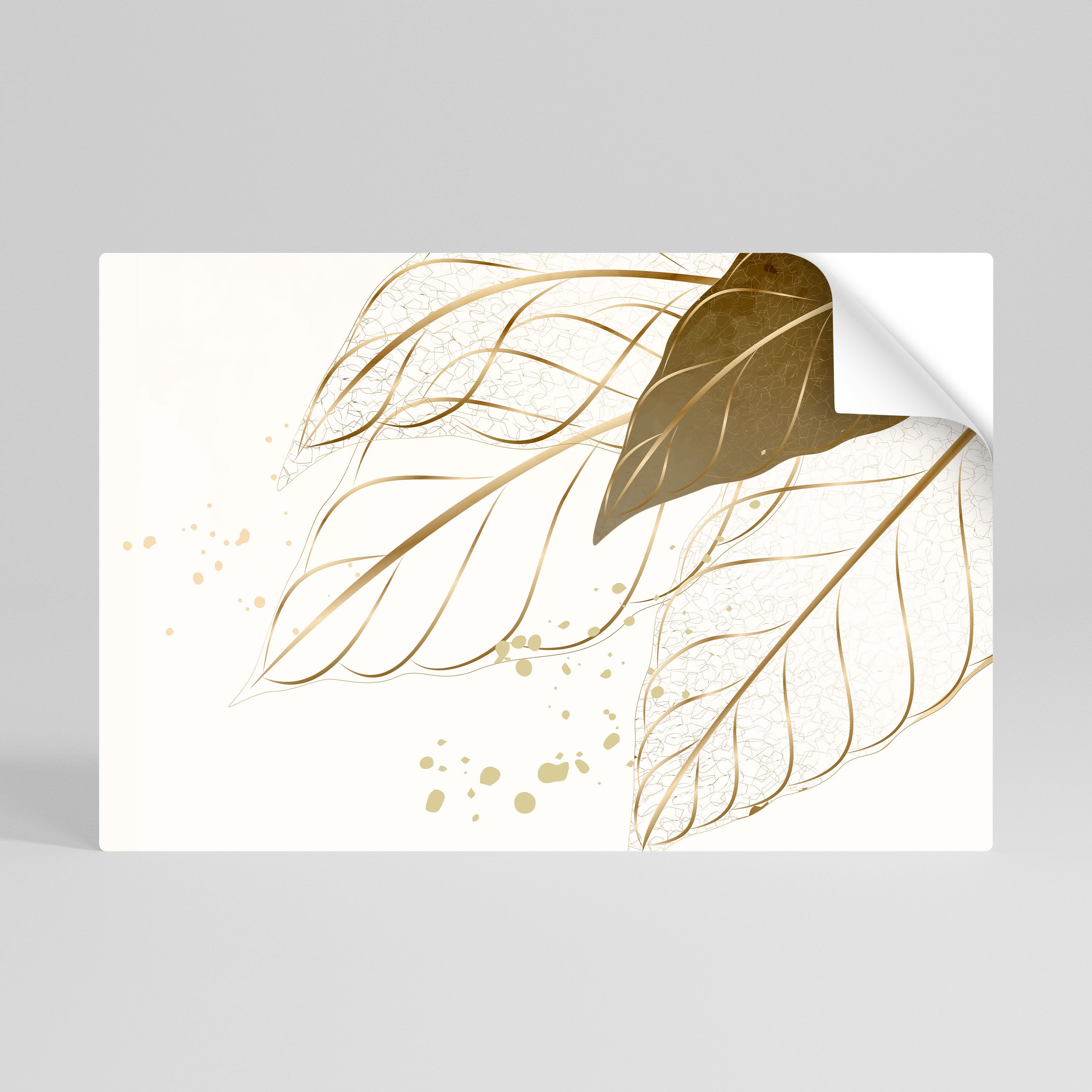 ELEGANCE IN FOLIAGE Póster Autocolante Horizontal