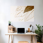 ELEGANCE IN FOLIAGE Peel and Stick Horizontal Poster