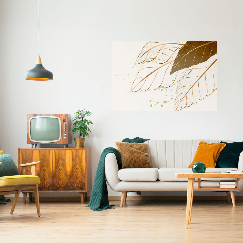 ELEGANCE IN FOLIAGE Peel and Stick Horizontal Poster