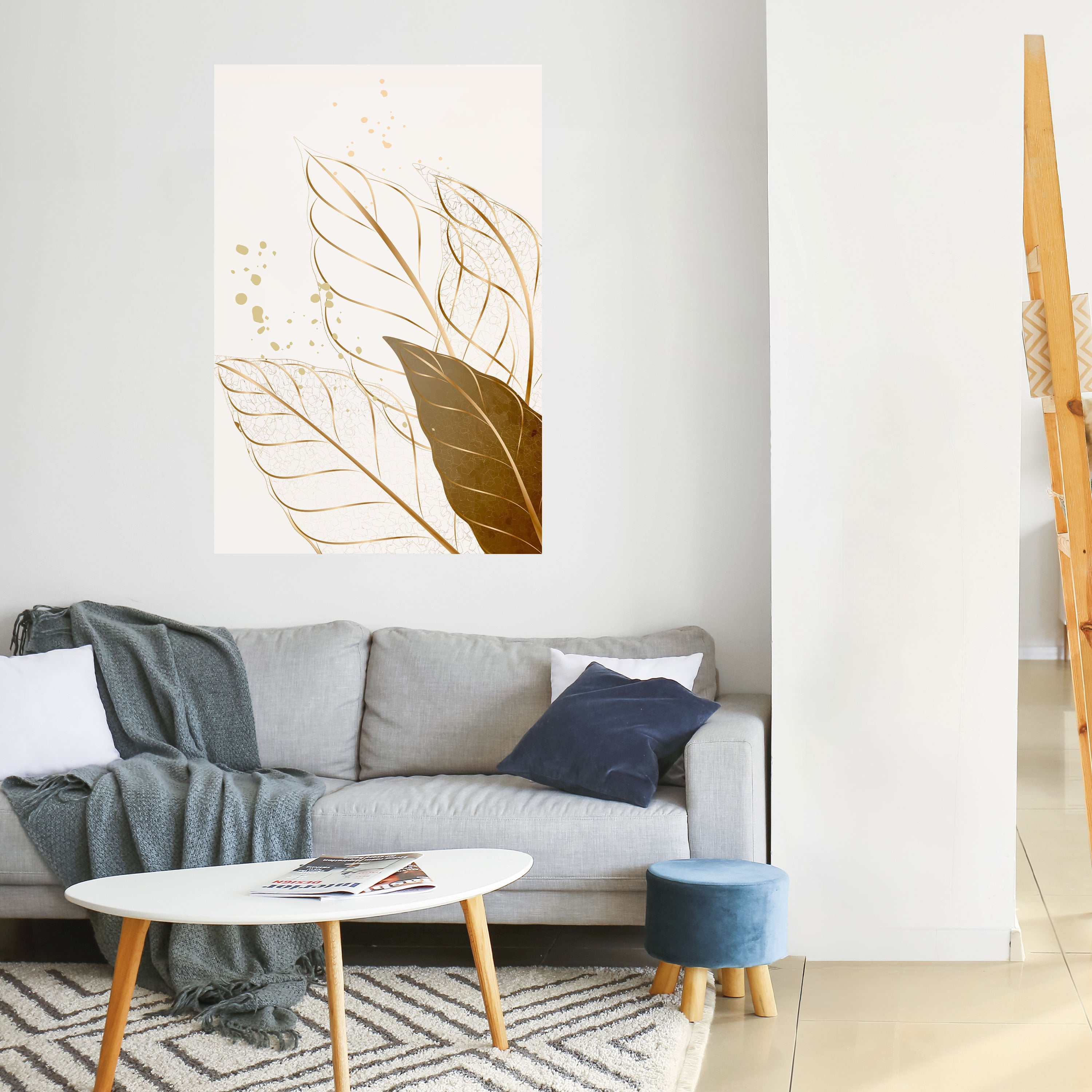 ELEGANCE IN FOLIAGE Poster Vertical Autocolante