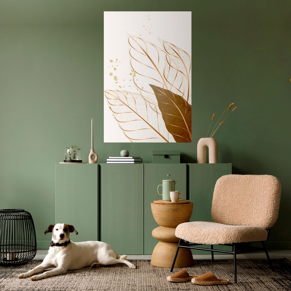 ELEGANCE IN FOLIAGE Poster Vertical Autocolante