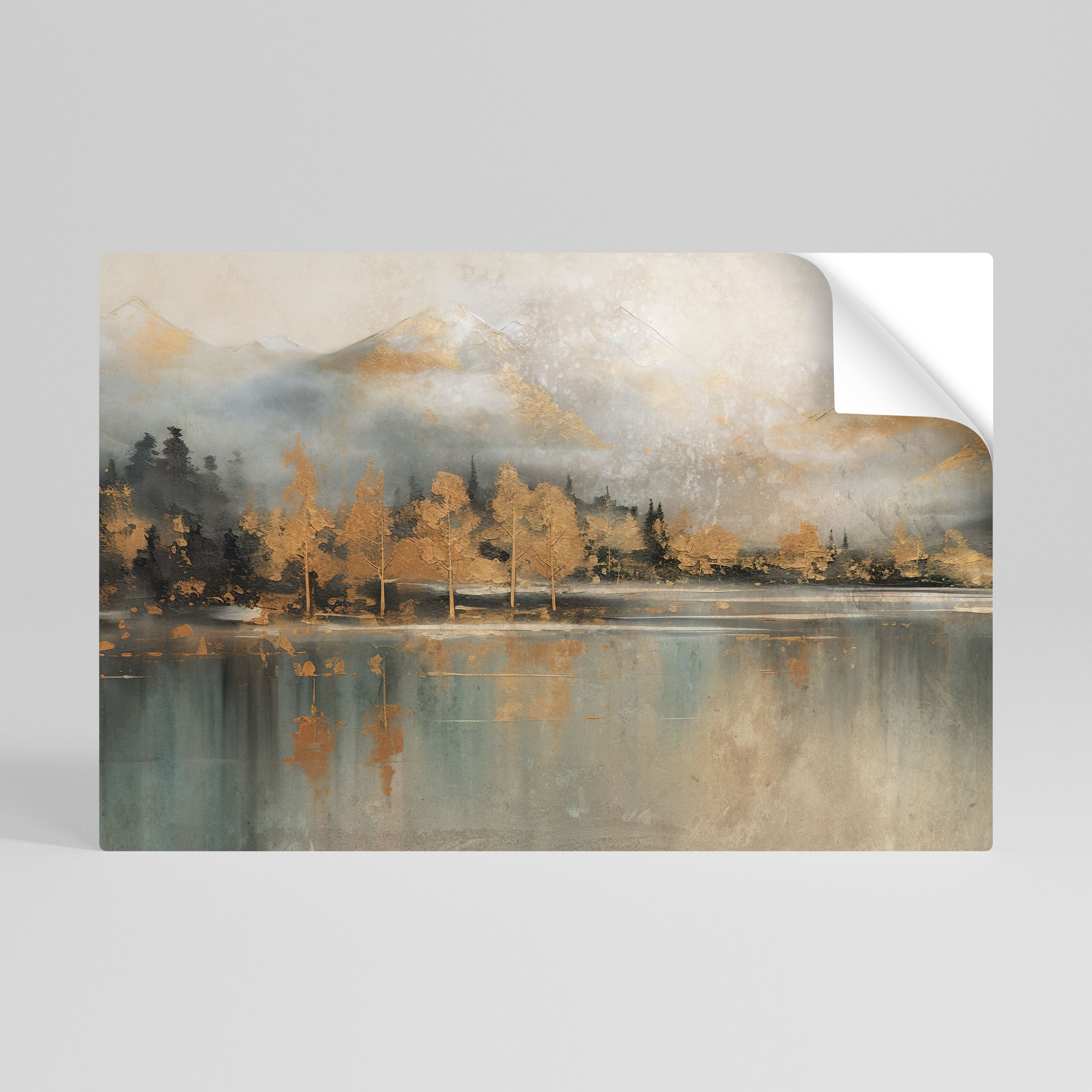 ECHOES OF GOLDEN DAWN Póster Autocolante Horizontal