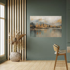 ECHOES OF GOLDEN DAWN Peel and Stick Horizontal Poster