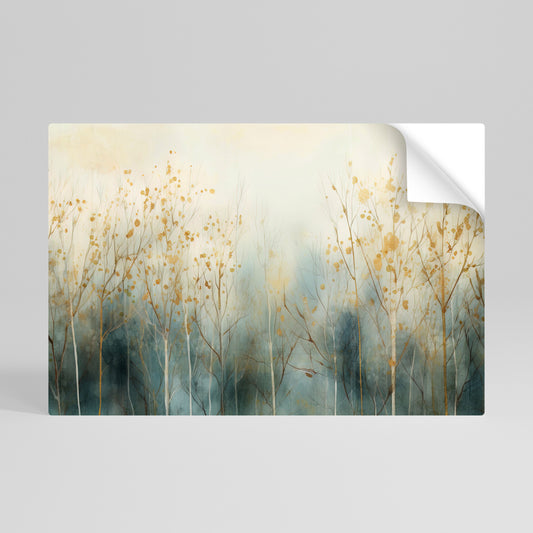 MYSTICAL FOREST DREAM Póster Autocolante Horizontal