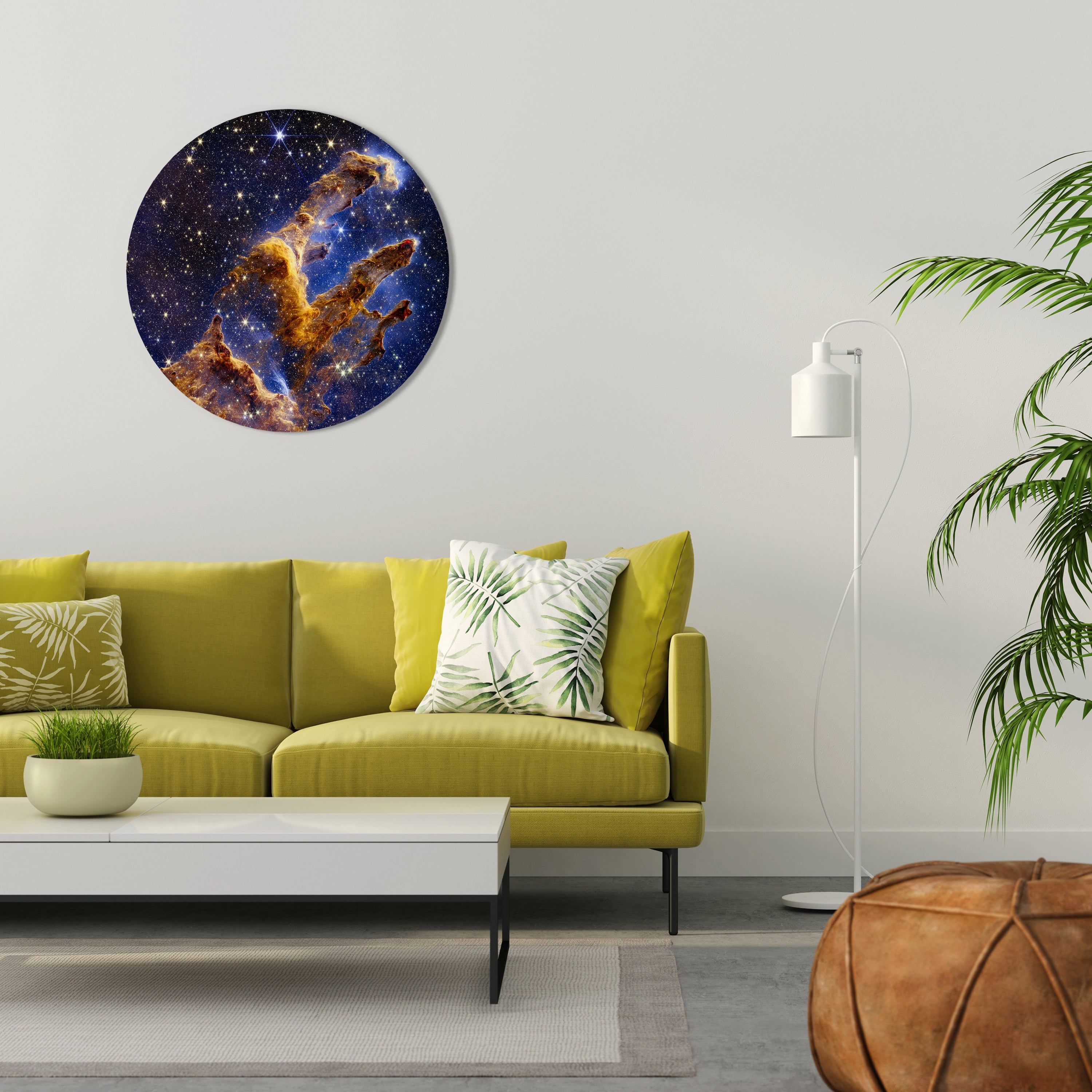 COSMIC DREAMSCAPE Quadro Redondo Decorativo