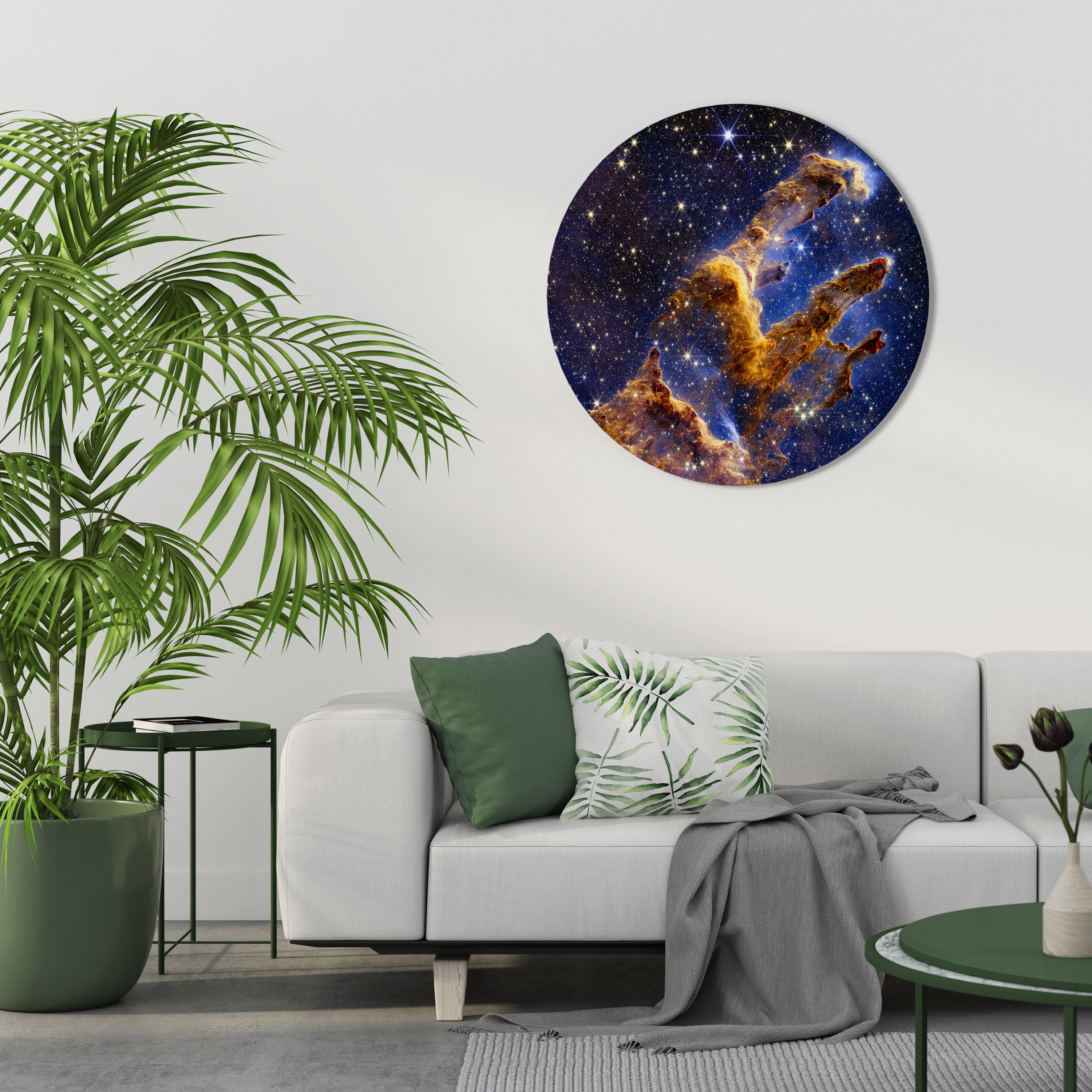 COSMIC DREAMSCAPE Quadro Redondo Decorativo