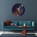 COSMIC DREAMSCAPE Quadro Redondo Decorativo