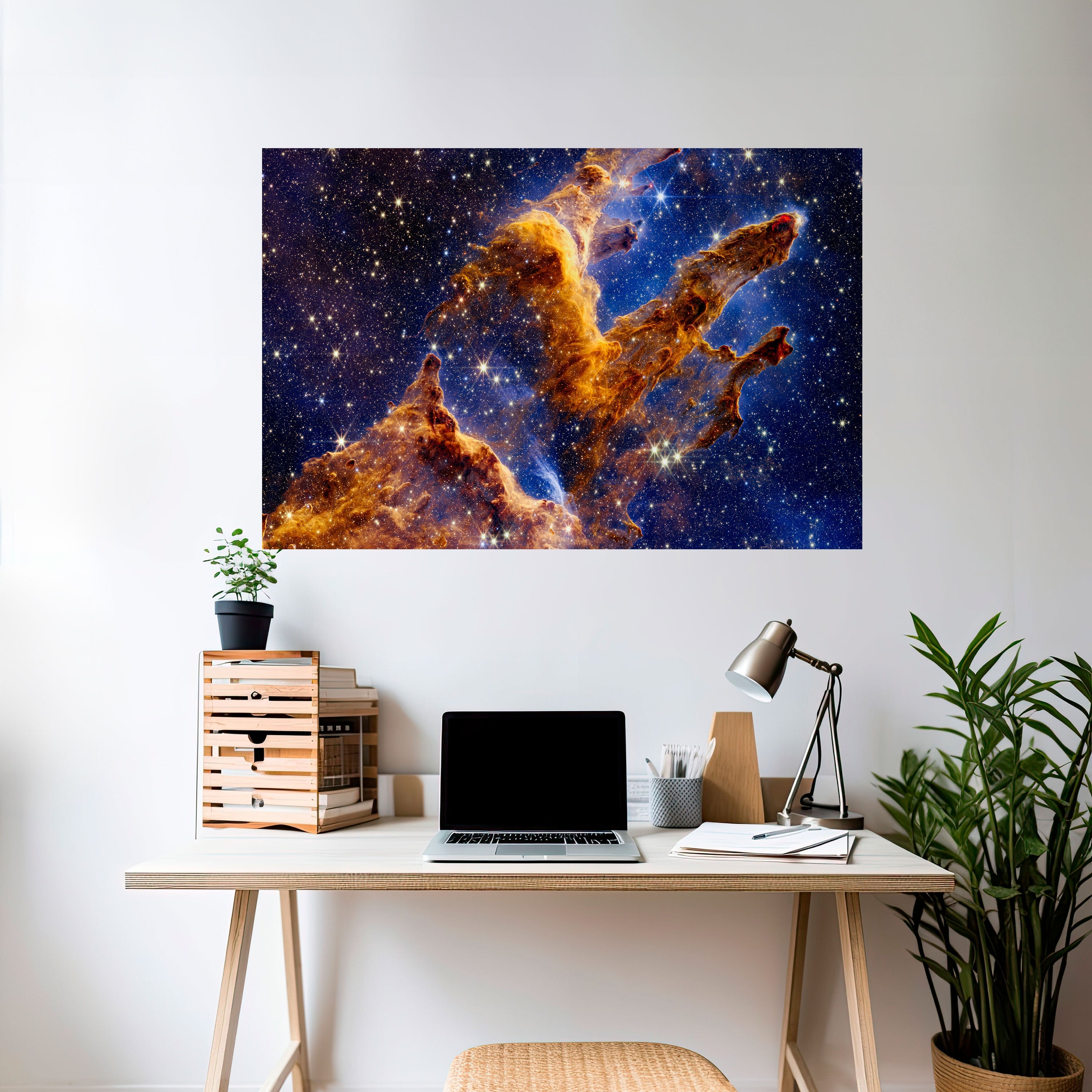 COSMIC DREAMSCAPE Peel and Stick Horizontal Poster