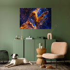 COSMIC DREAMSCAPE Peel and Stick Horizontal Poster